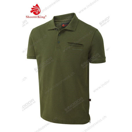 Shooterking Game Polo Shirt grün
