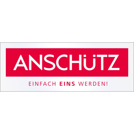 Anschütz Aufkleber Logo rot