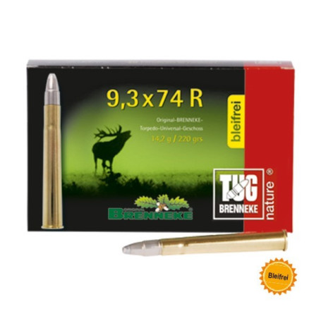Brenneke 9.3x74 R TUG nature+ 220 gr