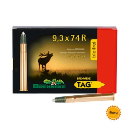 Brenneke 9.3x74 R TAG 225 gr