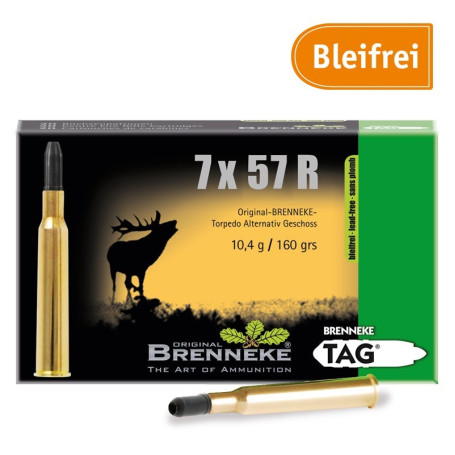 Brenneke 7x57 R TAG 160 gr