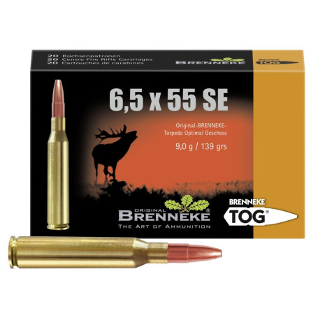 Brenneke 6.5x55 SE TOG 139 gr