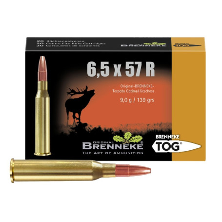 Brenneke 6.5x57 R TOG 139 gr