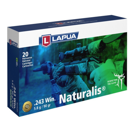 Lapua .243 Win Naturalis 5.8 g 90 gr