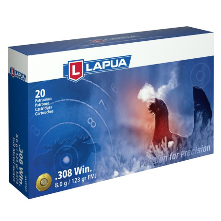 Lapua .308 Win FMJ 8 g 123 gr
