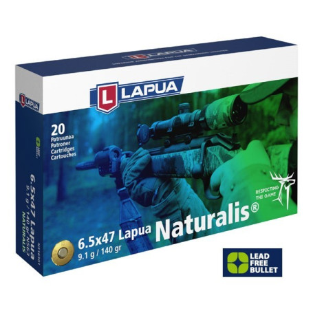 Lapua 6.5x47 Naturalis 9.1g 140 gr