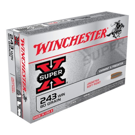 Winchester .243 Win Super-X PSP 80 gr