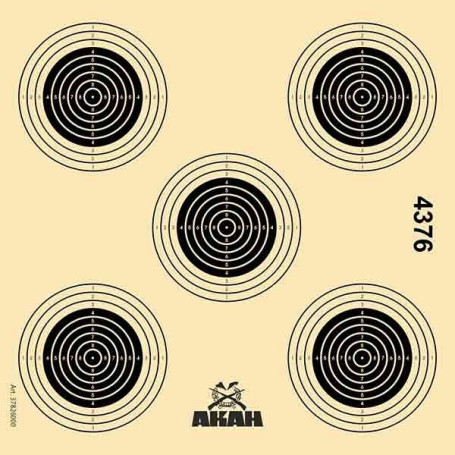 AKAH Luftgewehr-Scheibe 14x14 cm