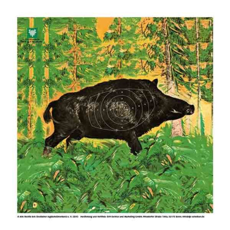 DJV Luftgewehr-Scheibe Überläufer stehen