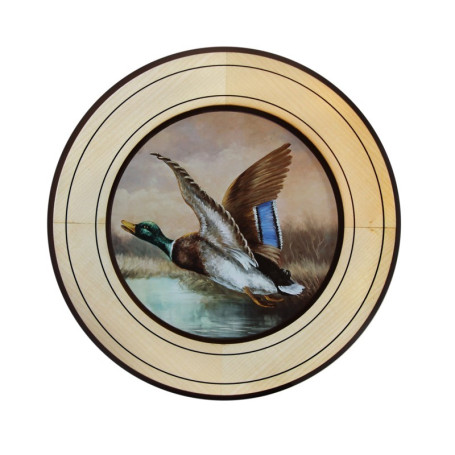 Ehrenscheibe Ente im Wechselrahmen 34 cm