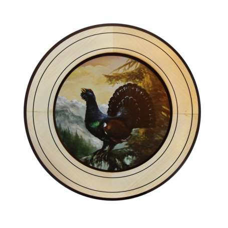 Ehrenscheibe Auerhahn im Wechselrahmen