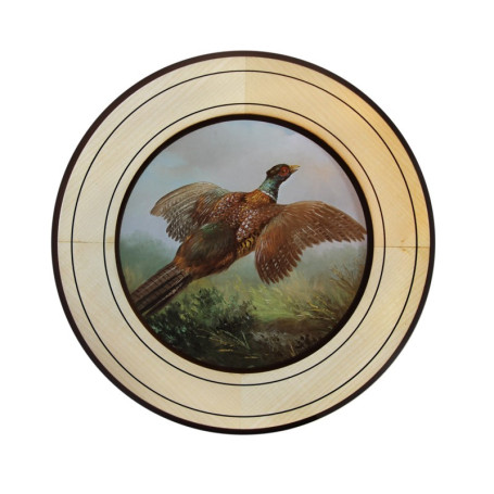 Ehrenscheibe Fasan im Wechselrahmen 34cm