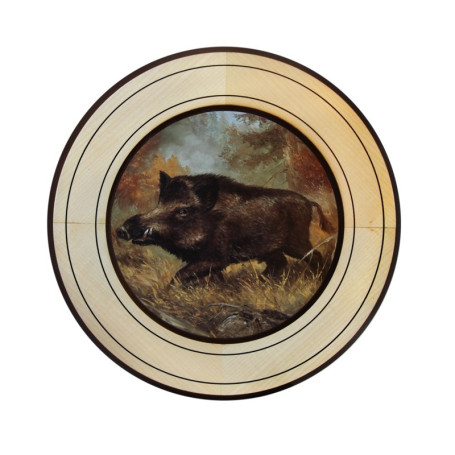 Ehrenscheibe Sau im Wechselrahmen 34 cm