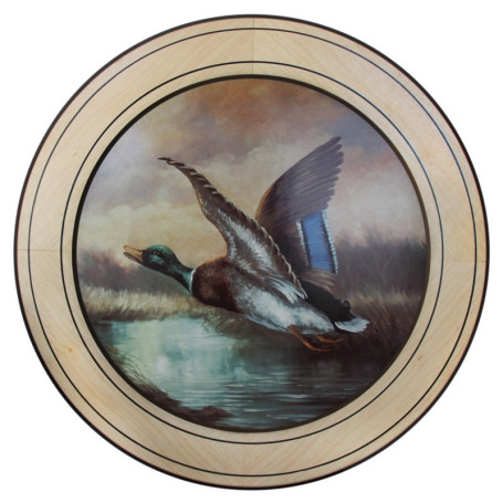 Ehrenscheibe Ente im Wechselrahmen 50 cm