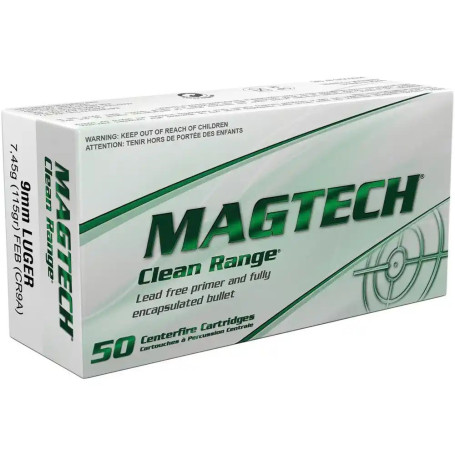 Magtech Clean 9 mm Para FEB 115 gr