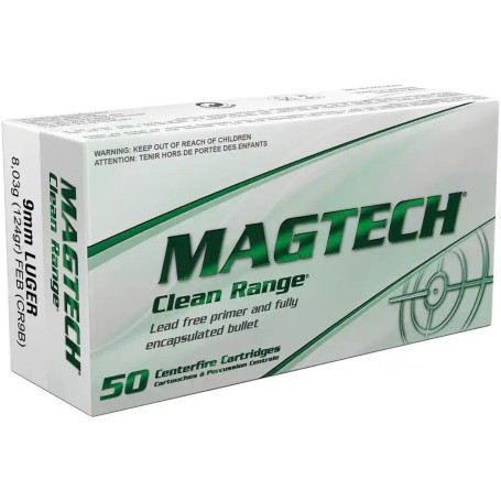 Magtech Clean 9 mm Para FEB 124 gr