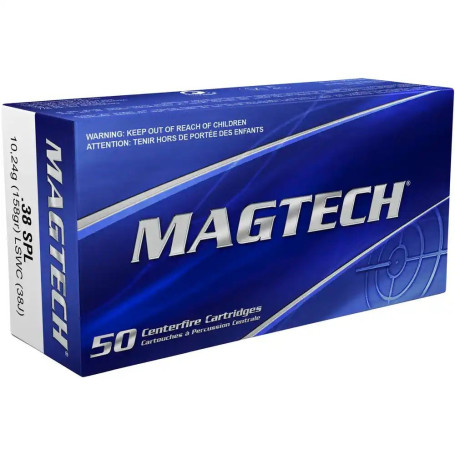 Magtech .38 Spec LSWC 158 gr