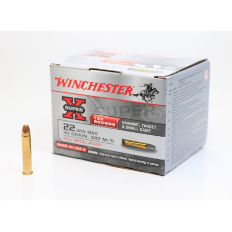 Winchester .22 Win Mag Super-X FMJ 40 gr