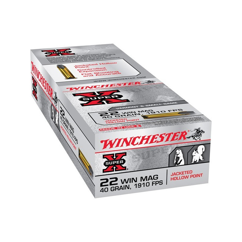 Winchester .22 Win Mag Super-X JHP