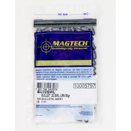 Magtech Geschosse LRN .32 S&W Long 98 gr