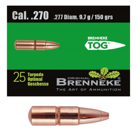 Brenneke Geschosse .270 Win TOG 150 gr