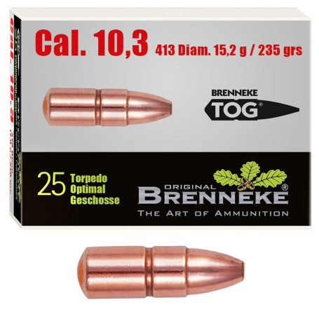 Brenneke Geschoss 10.3 mm TOG 235 gr