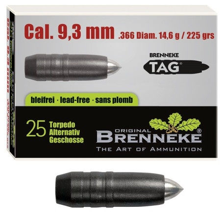 Brenneke Geschosse 9.3 mm TAG 226 gr