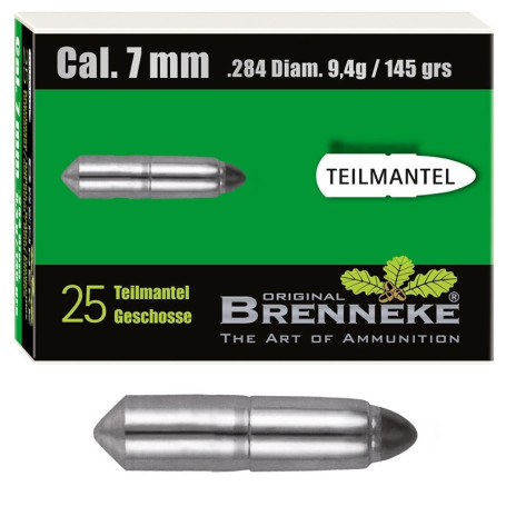 Brenneke Geschosse 7mm TM 145 gr