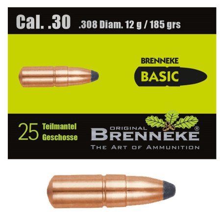 Brenneke Geschosse .30 BASIC 185 gr