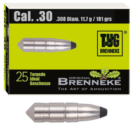 Brenneke Geschosse .30 TUG 181 gr