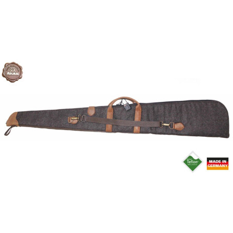 AKAH Flintenfutteral Loden/Elchleder