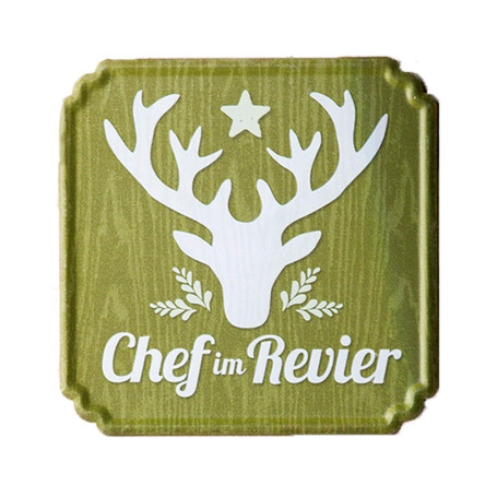 Schild "Chef im Revier"
