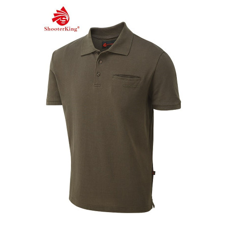 Shooterking Game Polo Shirt braun