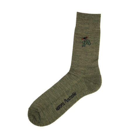 Herrensocke "Eichenlaub"