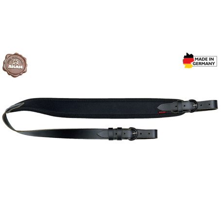AKAH Gewehrriemen Vollrindleder mit Neop