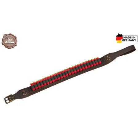AKAH Patronengürtel Büffel-Leder