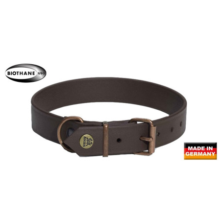 AKAH BioThane Halsband braun
