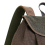 AKAH Loden-Rucksack braun/grün