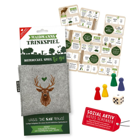 Bierdeckel-Spiel „To Go“