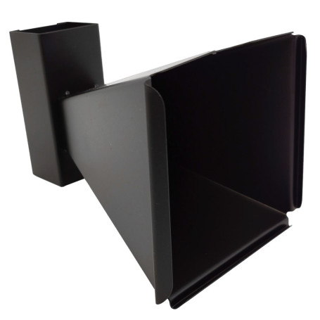 Kugelfang Trichterform schwarz