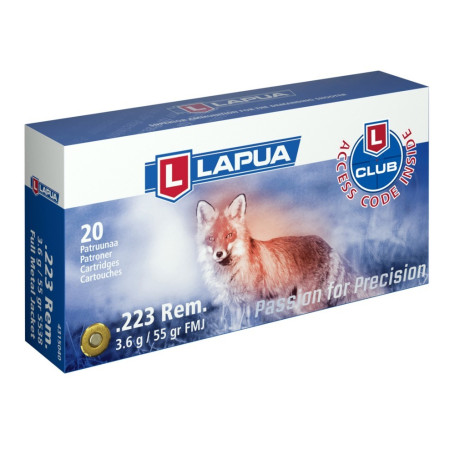 Lapua .223 Rem FMJ 3.6 g 55 gr