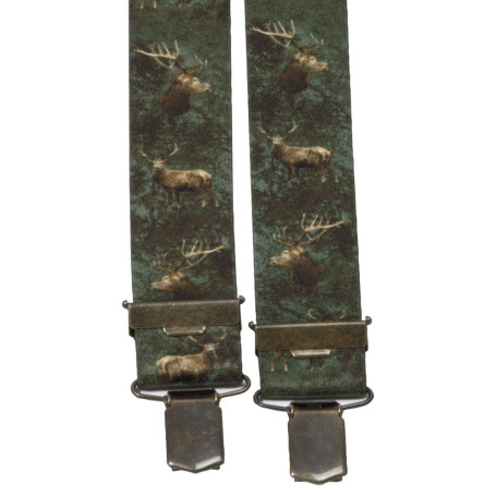 Hosenträger Jacquard Hirsch