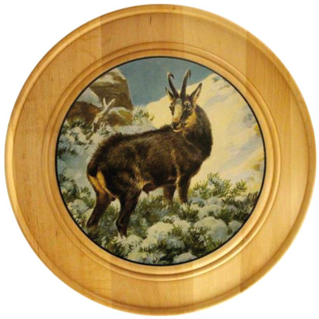 Ehrenscheibe aus Massivholz Ø 30 cm