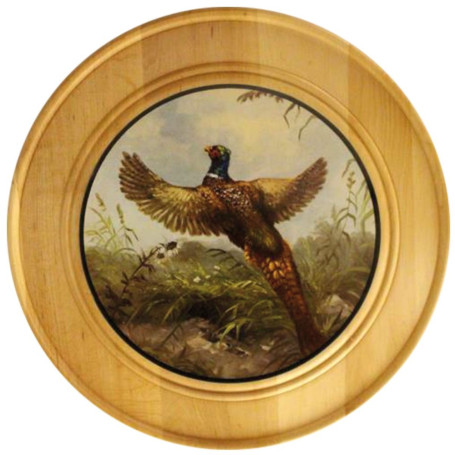 Ehrenscheibe aus Massivholz Ø 30 cm