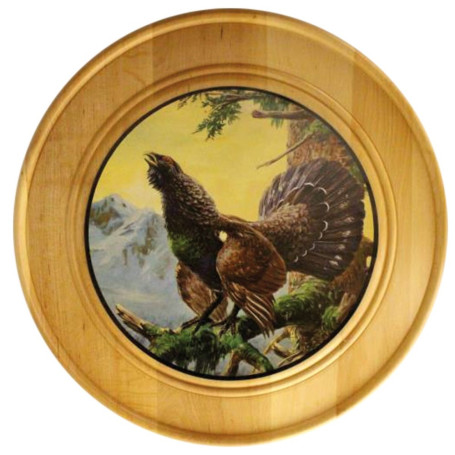 Ehrenscheibe aus Massivholz Ø 30 cm