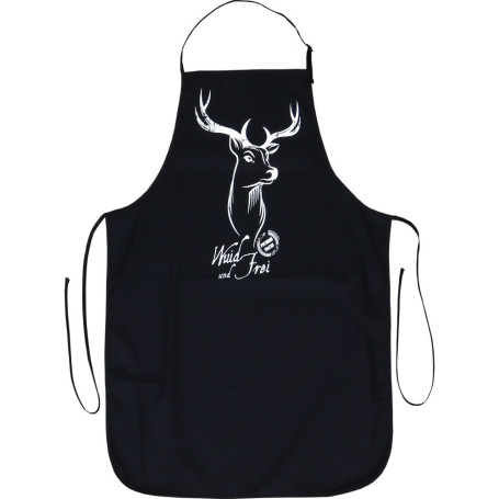 Grillschürze schwarz