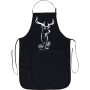 Grillschürze schwarz