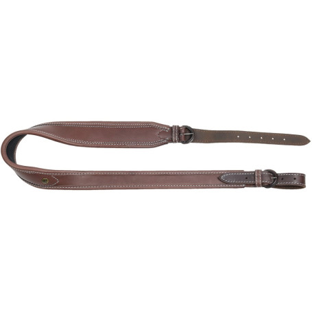 AKAH Gewehrriemen Olivenleder mit Neopre