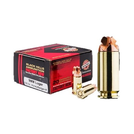 Black Hills HoneyBadger 9 mm 100 gr