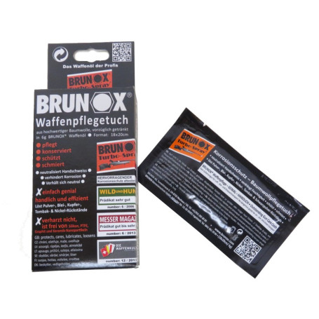 Brunox lingette d'entretien des armes